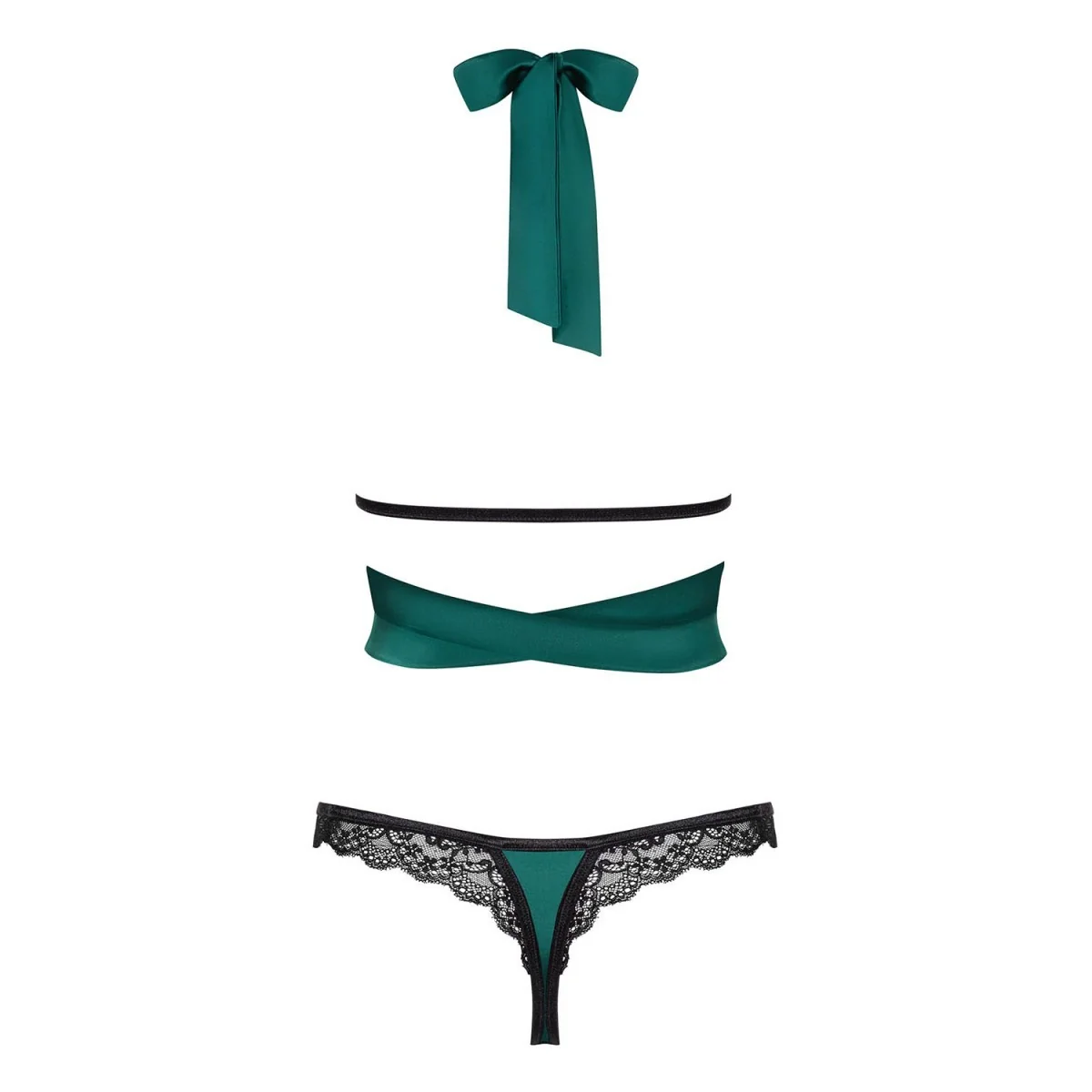 Sensuelia Top & Tanga Grün von Obsessive | Fesselliebe.de