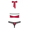 Sensuelia Top & Tanga Rot von Obsessive