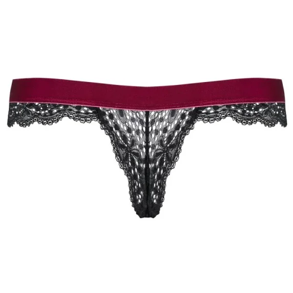 Rossita Tanga schwarz von Obsessive kaufen | Fesselliebe