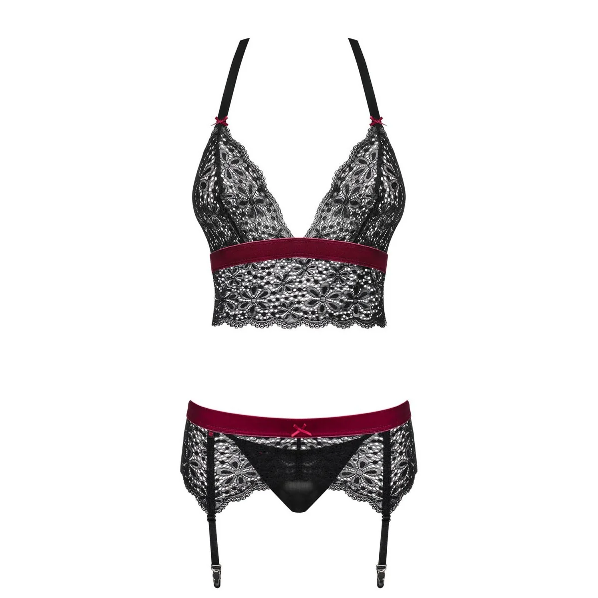 Rossita 3er Set schwarz von Obsessive kaufen | Fesselliebe