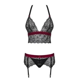 Rossita 3er Set Schwarz von Obsessive