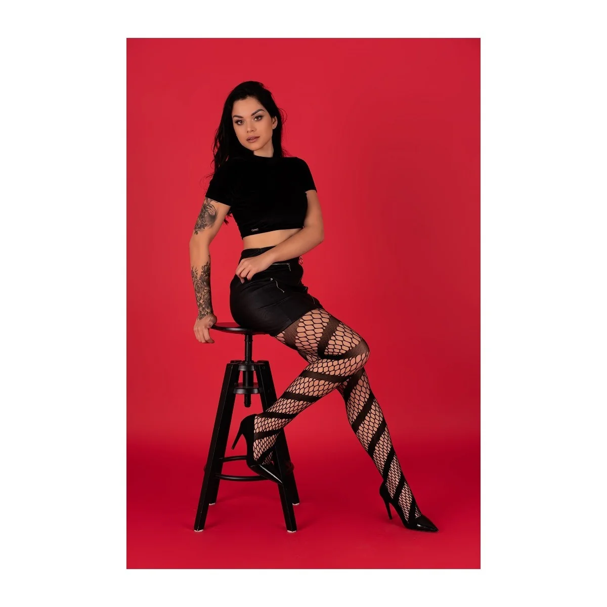 Qiliama Strumpfhose schwarz von LivCo Corsetti Fashion kaufen | Fesselliebe