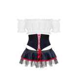 Slaviana Kostüm Schwarz-Weiss von Obsessive | Fesselliebe.de