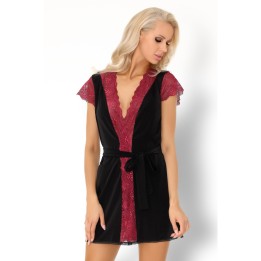 Kumiko Kleiding Gown Schwarz-Lila von Livco Corsetti Fashion | Fesselliebe.de