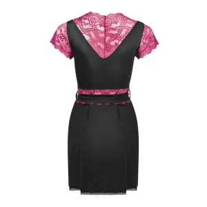 Kumiko Kleiding Gown Schwarz-Lila von Livco Corsetti Fashion