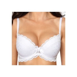 Lagerta Push-Up BH Weiss von Róza | Fesselliebe.de