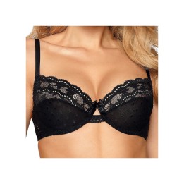 Lagerta Soft-BH Schwarz von Róza | Fesselliebe.de
