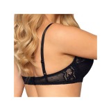 Lagerta Soft-BH Schwarz von Róza | Fesselliebe.de