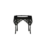 Lagerta Strumpfgürtel Schwarz von Róza | Fesselliebe.de