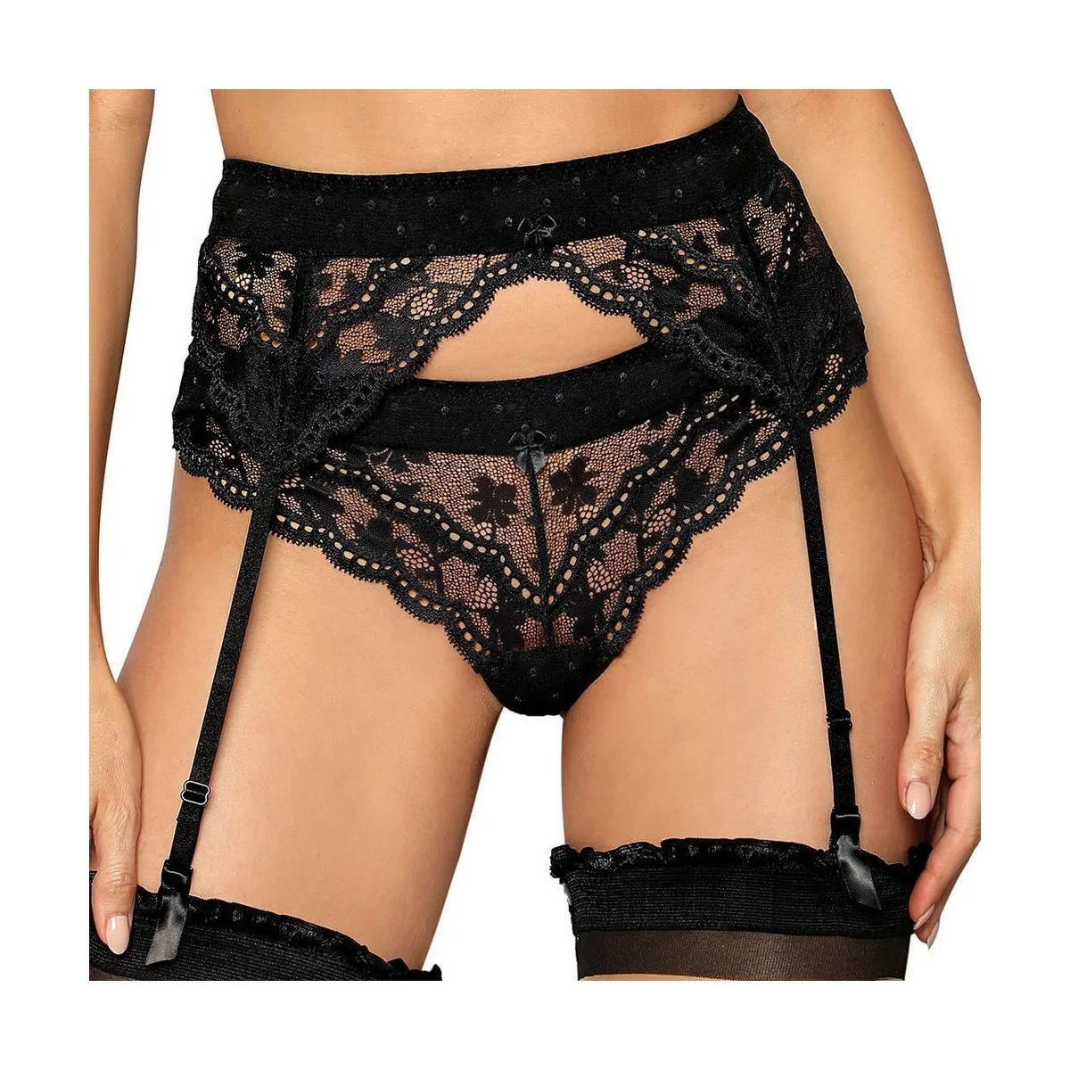 Lagerta String schwarz von Róza kaufen | Fesselliebe