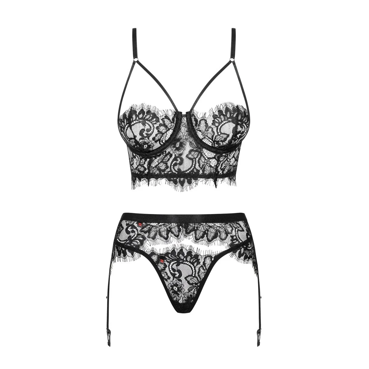 Lashy 3er Set schwarz von Obsessive kaufen | Fesselliebe