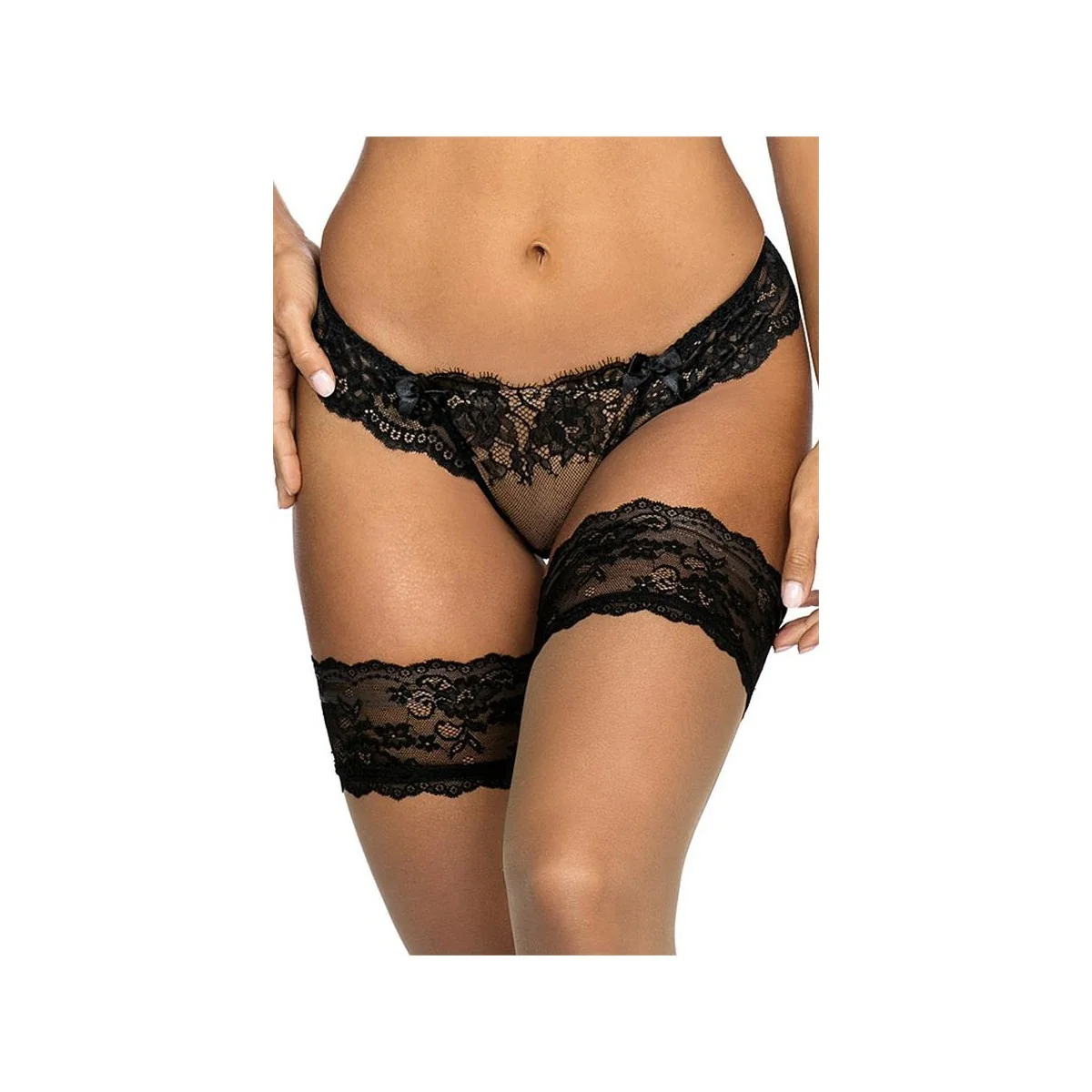 String schwarz V-9498 von Axami kaufen | Fesselliebe