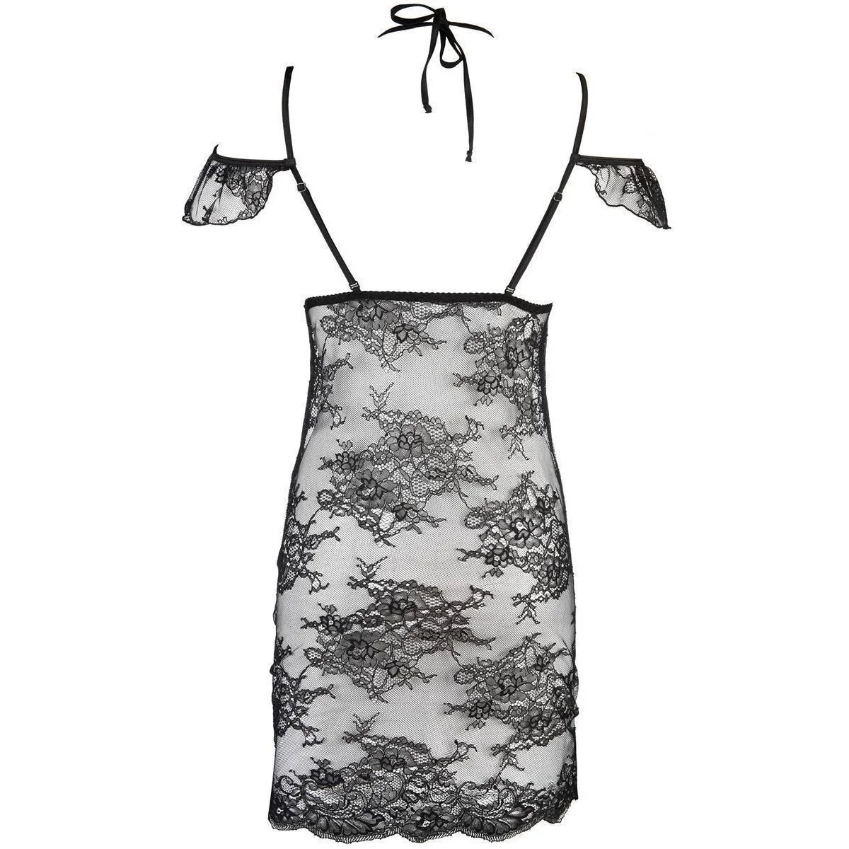 Babydoll & String schwarz V-9509 von Axami kaufen | Fesselliebe