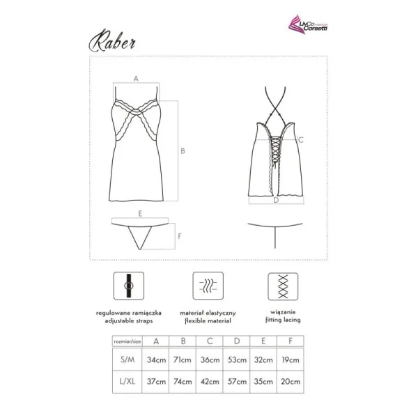 Raber Chemise & Tanga gold von LivCo Corsetti Fashion kaufen | Fesselliebe