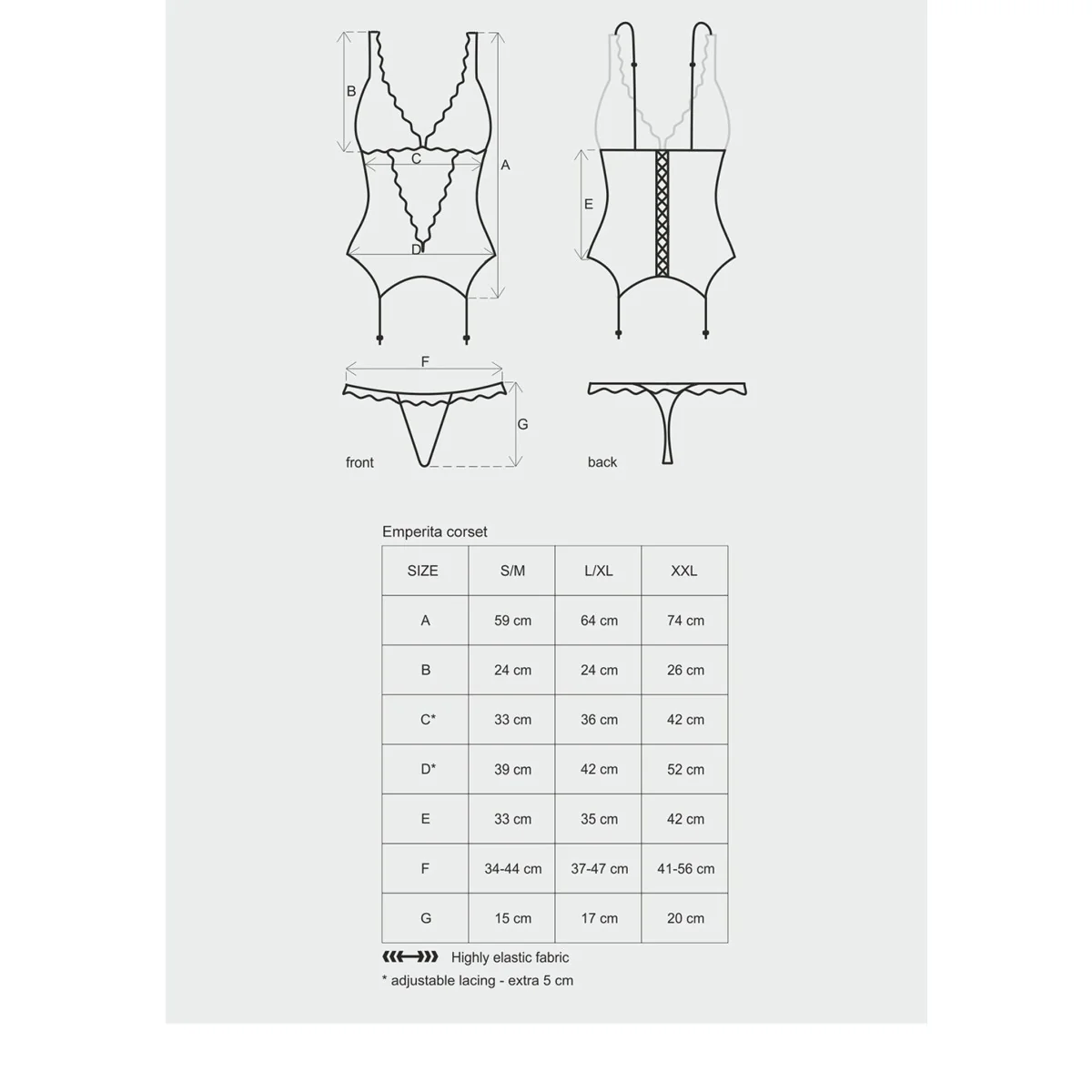 Emperita Chemise & Tanga Berry von Obsessive | Fesselliebe.de