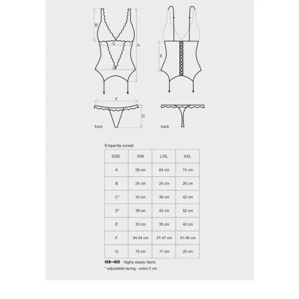 Emperita Chemise & Tanga Berry von Obsessive | Fesselliebe.de