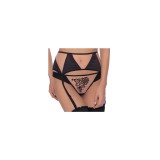Mehendi Strumpfgürtel Schwarz von Róza | Fesselliebe.de