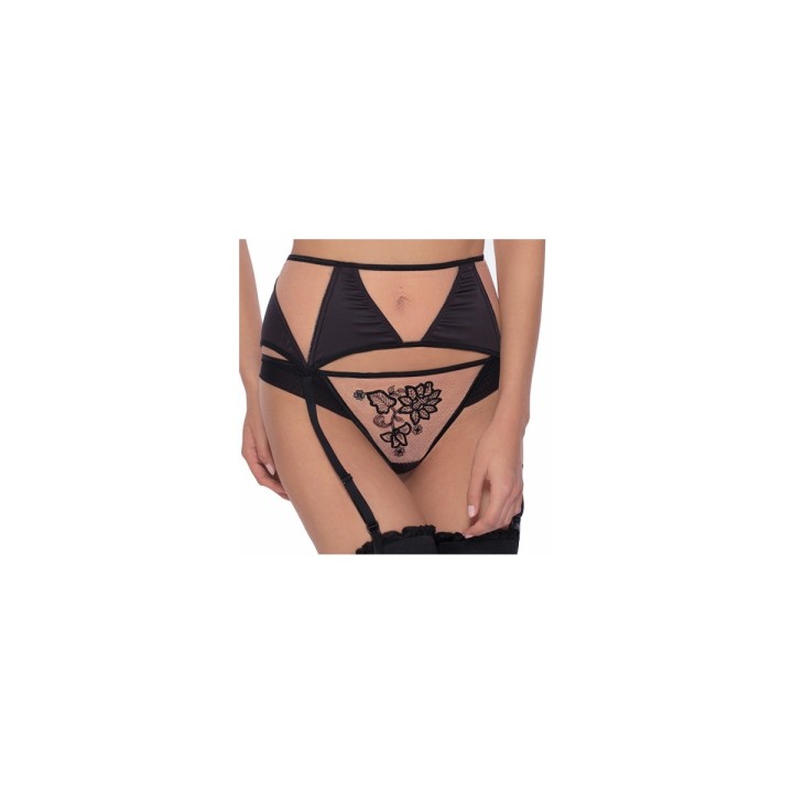 Mehendi Strumpfgürtel Schwarz von Róza | Fesselliebe.de