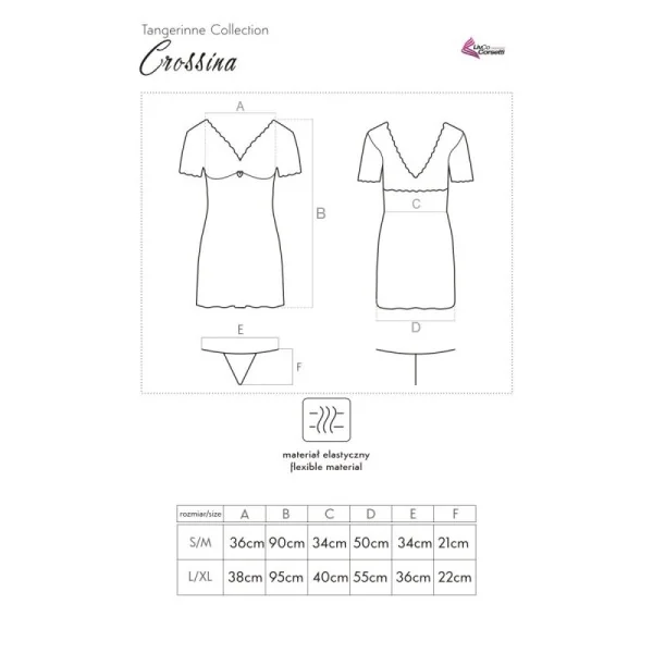 Crossina Chemise rot von LivCo Corsetti Fashion kaufen | Fesselliebe