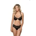Sefia Panty Schwarz von Róza