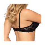 Carmen Push-Up BH Schwarz von Róza | Fesselliebe.de