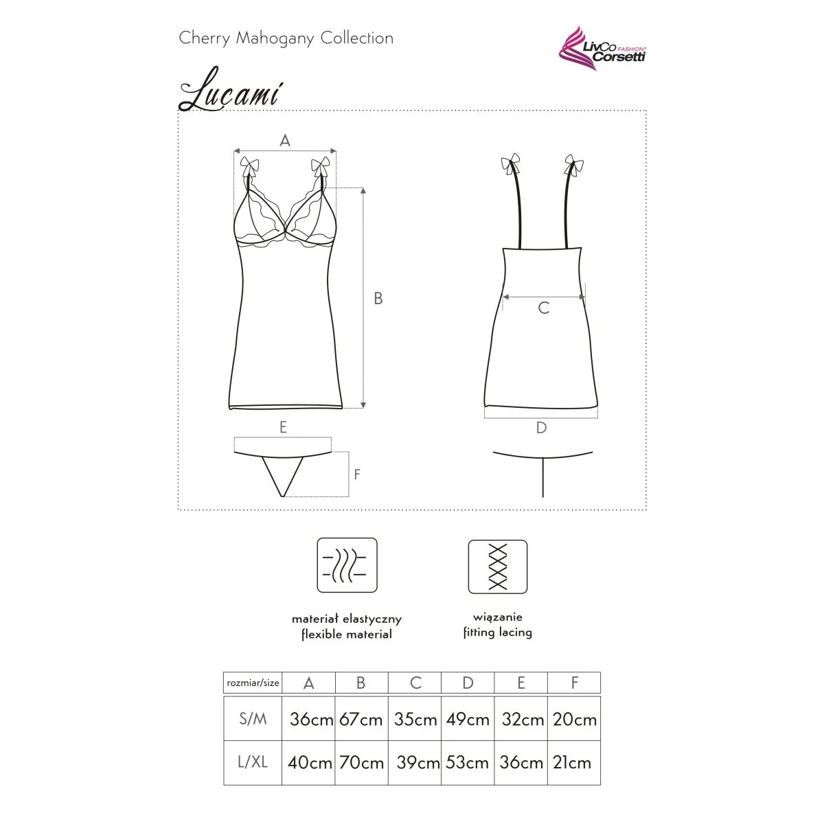 Lucami Chemise lila von LivCo Corsetti Fashion kaufen | Fesselliebe