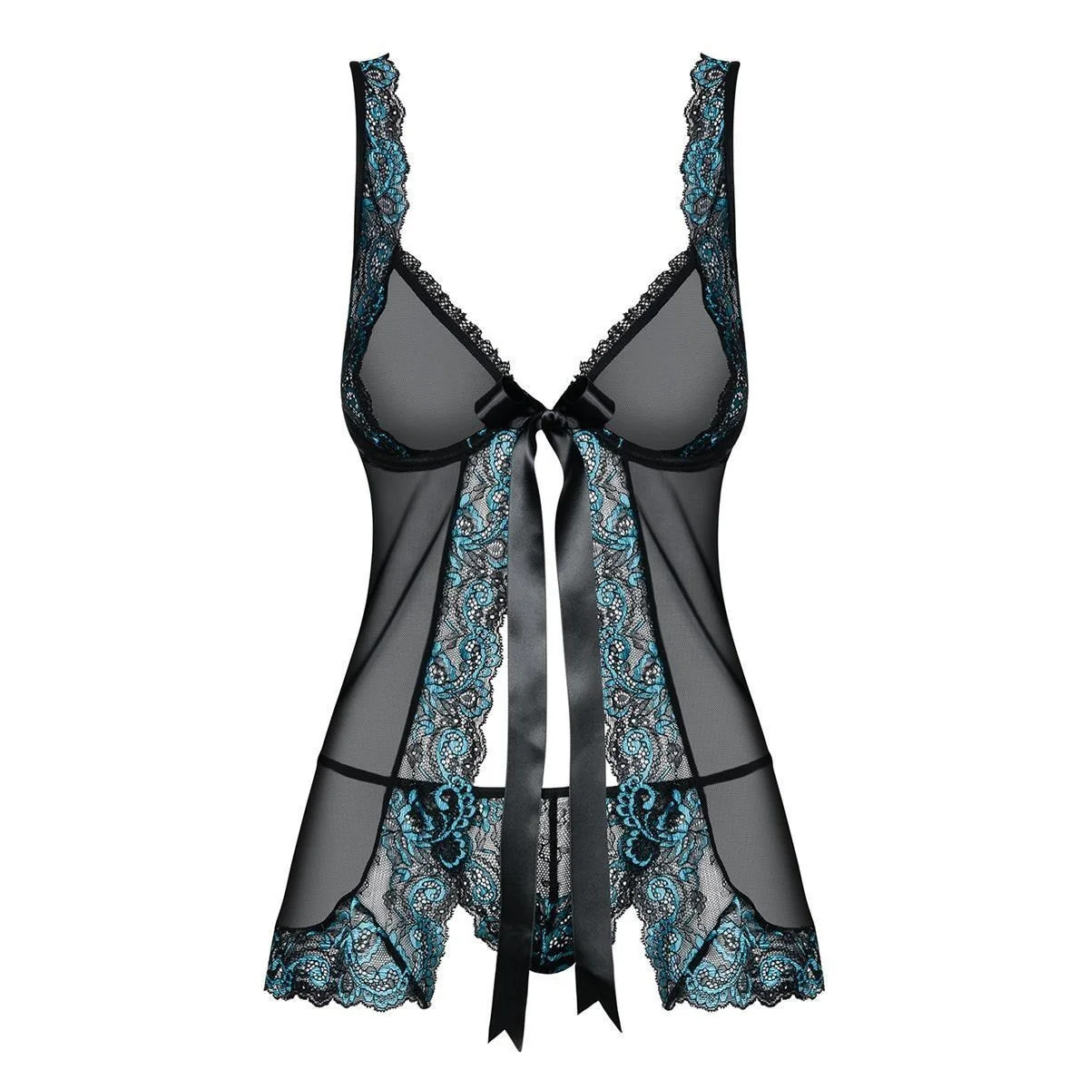 Amanta Babydoll & Tanga schwarz von Obsessive kaufen | Fesselliebe