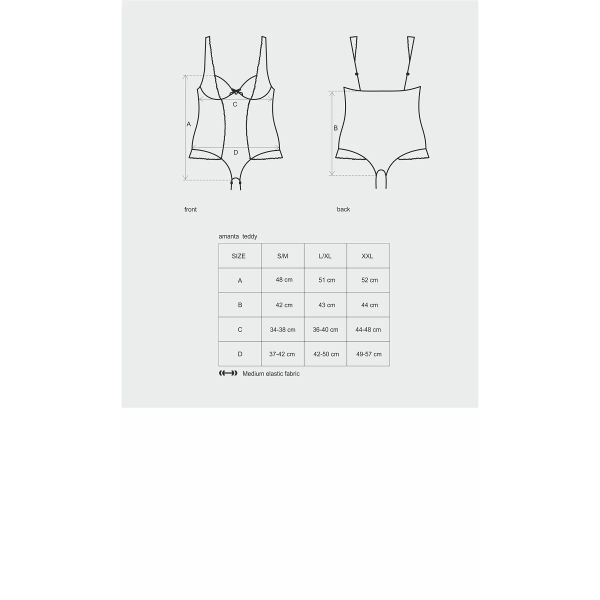 Amanta Body Schwarz von Obsessive | Fesselliebe.de