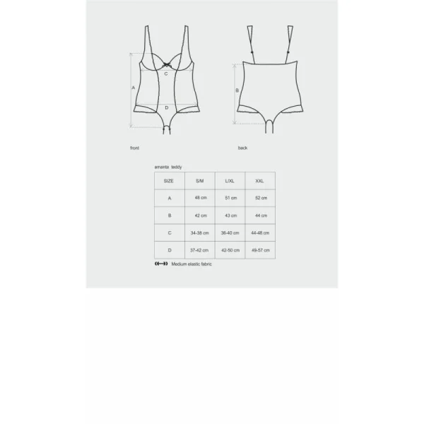 Amanta Body Schwarz von Obsessive | Fesselliebe.de