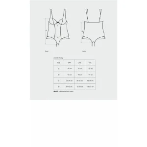 Amanta Body Schwarz von Obsessive