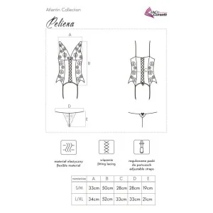 Peliena Korsett Schwarz von Livco Corsetti Fashion