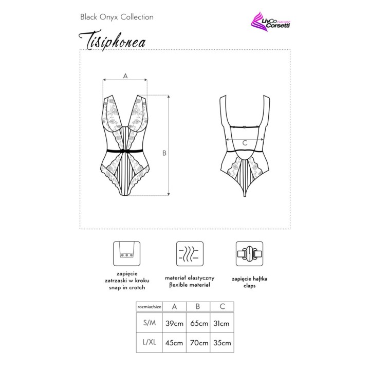 Tisiphonea Body Schwarz von Livco Corsetti Fashion | Fesselliebe.de