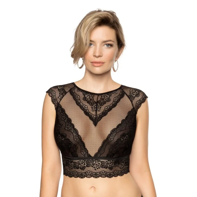 Ellba Top schwarz von Róza kaufen | Fesselliebe