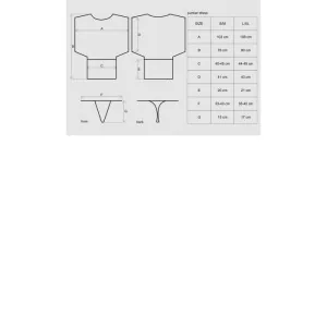 Punker Kleid & Tanga Schwarz von Obsessive