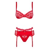 Heartina 3er Set Rot von Obsessive | Fesselliebe.de