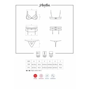 Heartina 3er Set Rot von Obsessive