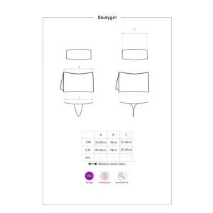 Studygirl Kostüm von Obsessive