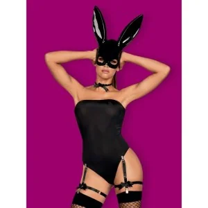 Bunny Kostüm Schwarz von Obsessive