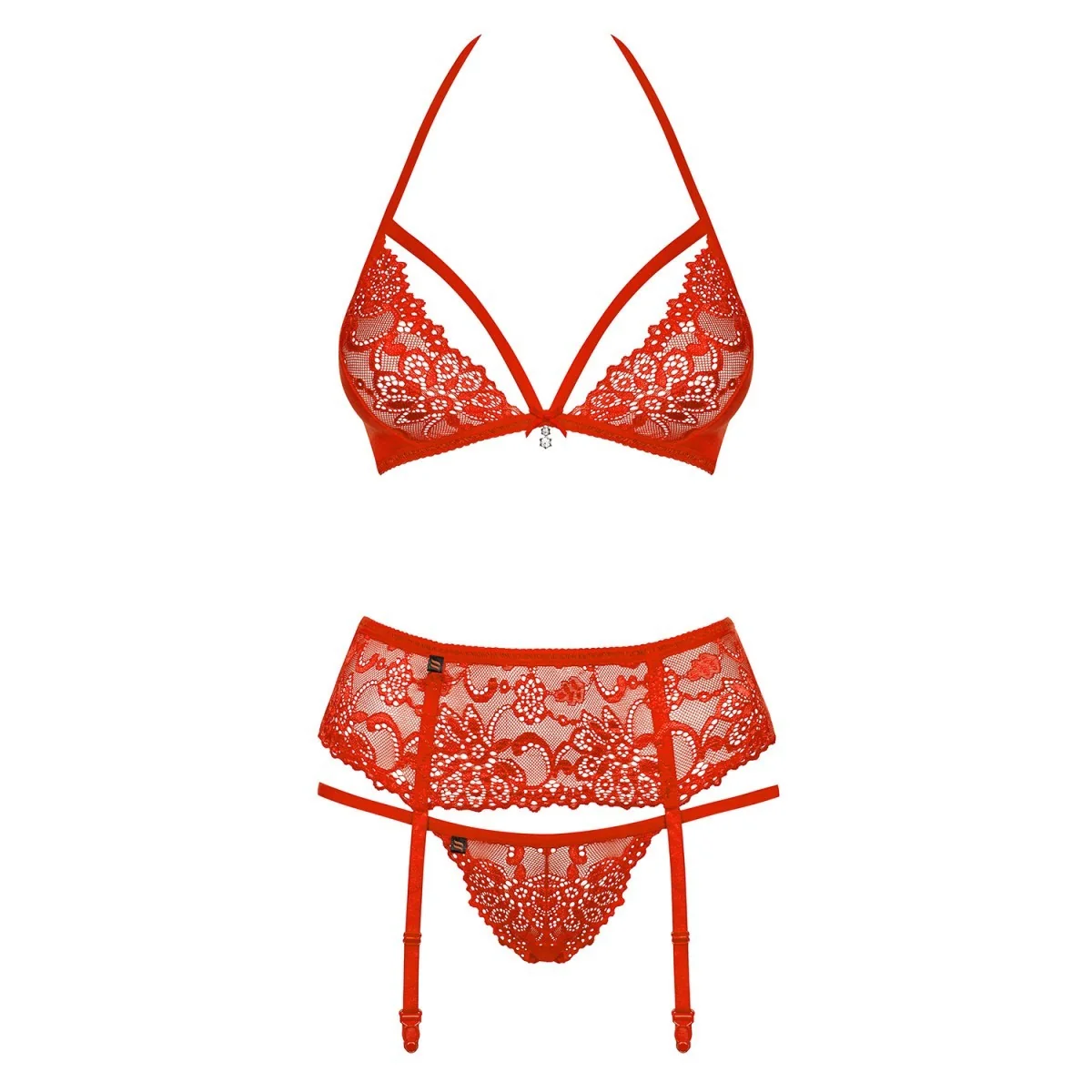 3er Set rot 838-Seg-3 von Obsessive kaufen | Fesselliebe