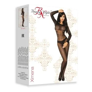 Ximena Bodystocking Schwarz von Beauty Night Fashion