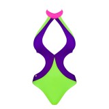 Playa Norte Swimsuit Grün-Lila von Obsessive | Fesselliebe.de