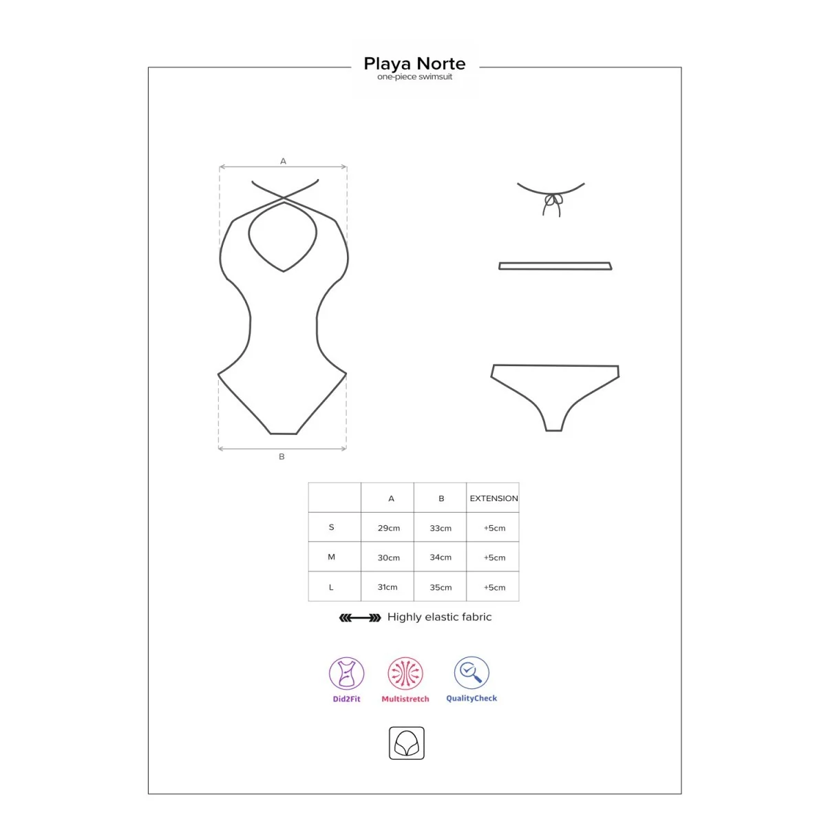 Playa Norte Swimsuit grün-lila von Obsessive kaufen | Fesselliebe