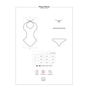 Playa Norte Swimsuit Grün-Lila von Obsessive