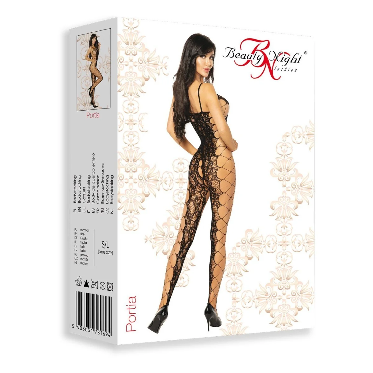 Portia Bodystocking schwarz von Beauty Night Fashion kaufen | Fesselliebe