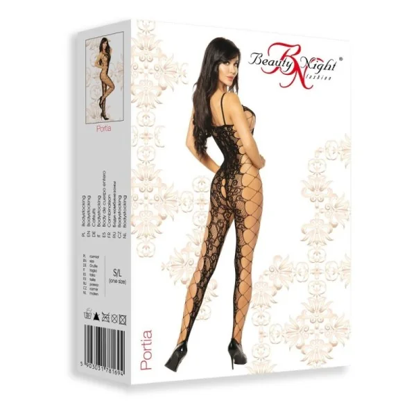 Portia Bodystocking schwarz von Beauty Night Fashion kaufen | Fesselliebe