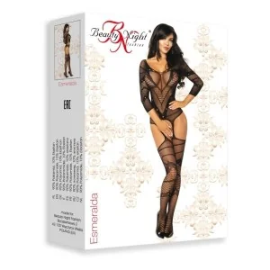 Esmeralda Bodystocking Schwarz von Beauty Night Fashion