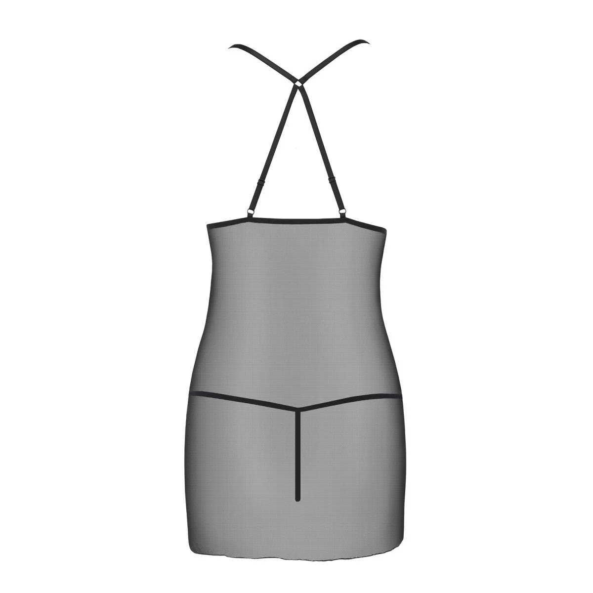 Vendi Chemise Schwarz von Avanua | Fesselliebe.de