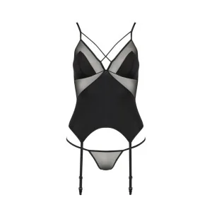 Quella Korsett & Tanga Schwarz von Avanua