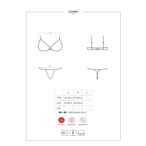 Luvae 2er Set Schwarz von Obsessive