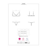 Luvae 2er Set Cupless Schwarz von Obsessive | Fesselliebe.de